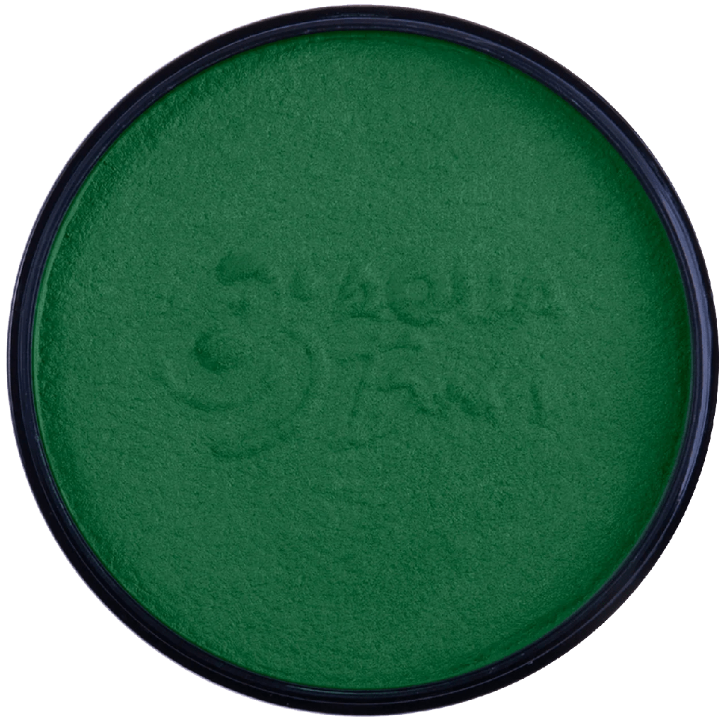 Maquillaje facial mate verde bandera 40 G Aqua Bond's