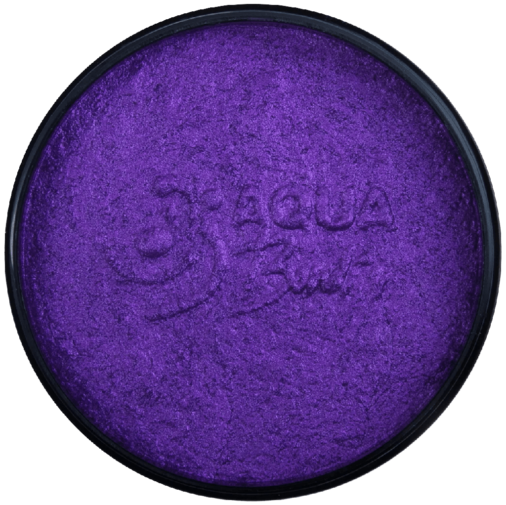 Maquillaje facial metalico morado 40 G Aqua Bond's