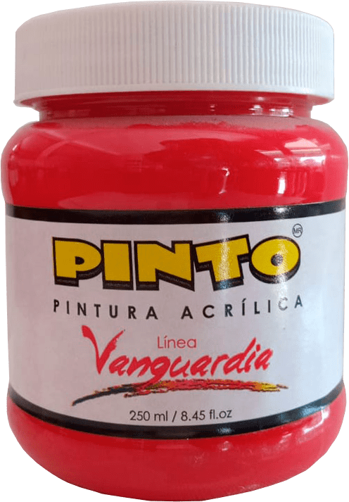 Pintura acrilica mate rojo pirrolo vanguardia de 250ml #723 Pinto