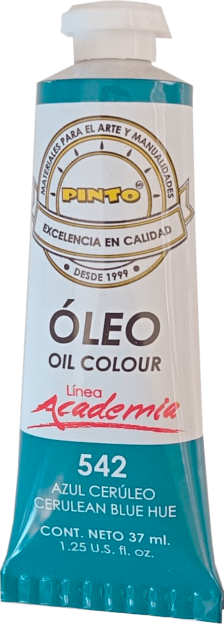 Pintura oleo azul ceruleo 37 ml Pinto