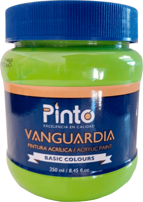 Pintura acrílica mate verde limon vanguardia de 250 ml #740 Pinto