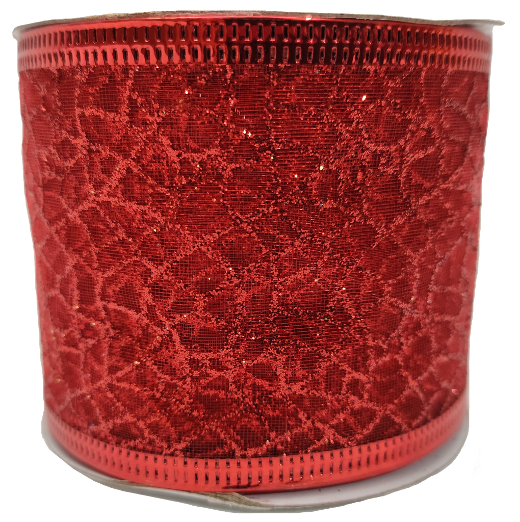 Cinta Alambrada 01RR Rojo 6.3cm x 9.14mts 1pz