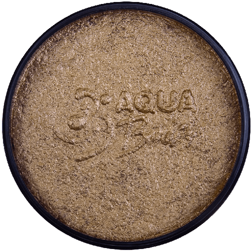 [3933] Maquillaje facial metálico Bronce 40 G Aqua Bond's