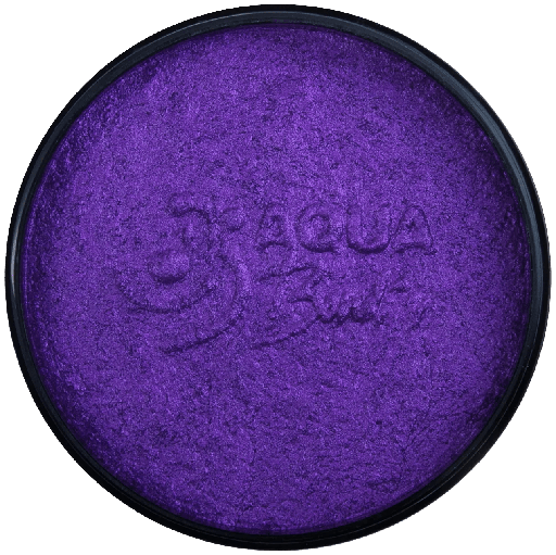 [3930] Maquillaje facial metalico morado 40 G Aqua Bond's