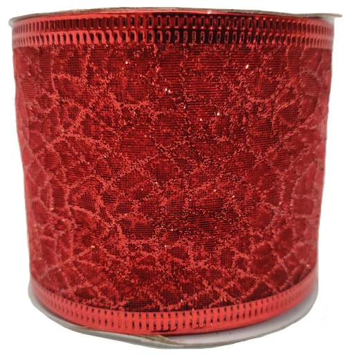 [TCH001401RR] Cinta Alambrada 01RR Rojo 6.3cm x 9.14mts 1pz