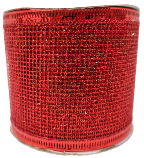 [TCH01600R] Cinta Alambrada 00R Malla Roja 6.3cm x 9.14mts 1pz